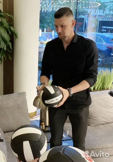 Мяч автограф Владимир Ямщиков Динамо фск