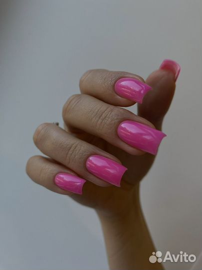 Маникюр наращивание ногтей