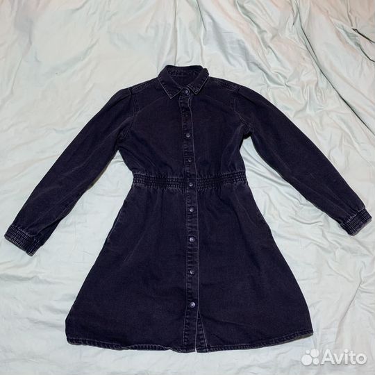 Платье черное джинсовое 46 размера от 