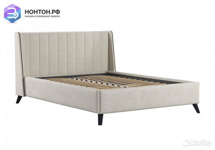 Кровать Мелисса светло-бежевая