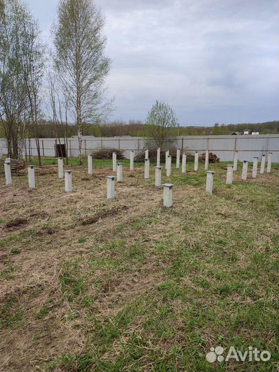 Фундамент на сваях/ жб сваи