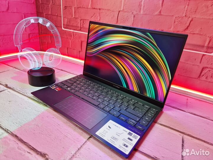 Ноутбук Asus Zenbook Ryzen 5 SSD IPS FullHD 14