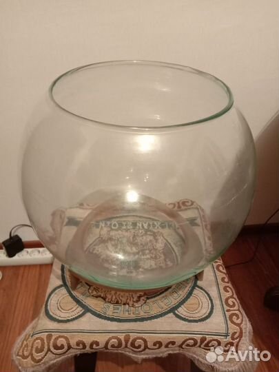 Аквариум круглый 20 литров, пр-во СССР