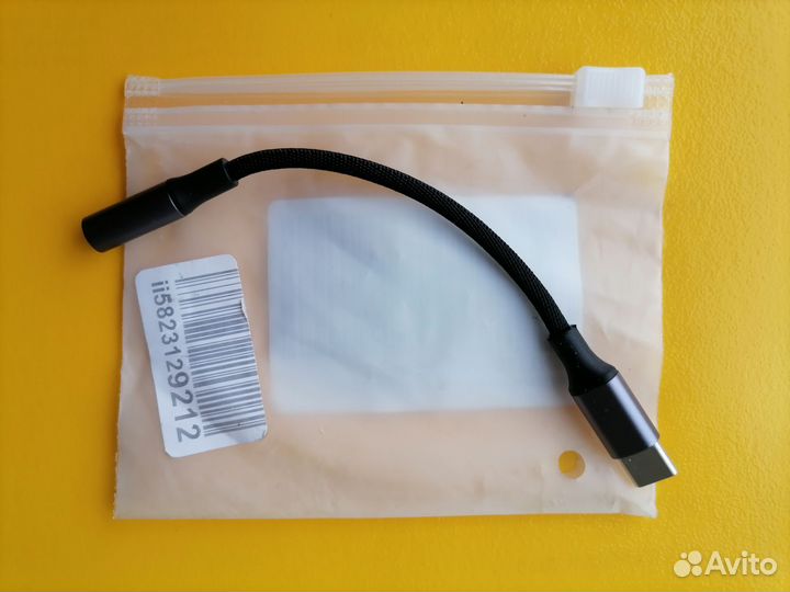 Переходник для наушников Type C на 3,5 Jack