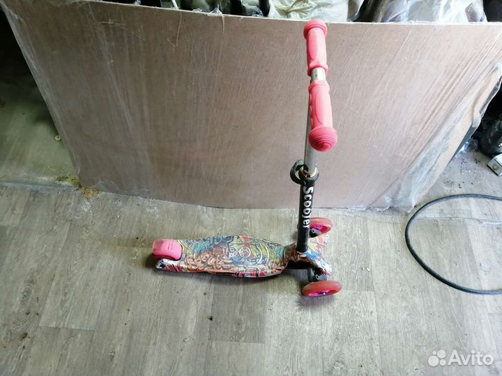 Самокат детский двухколесный бу