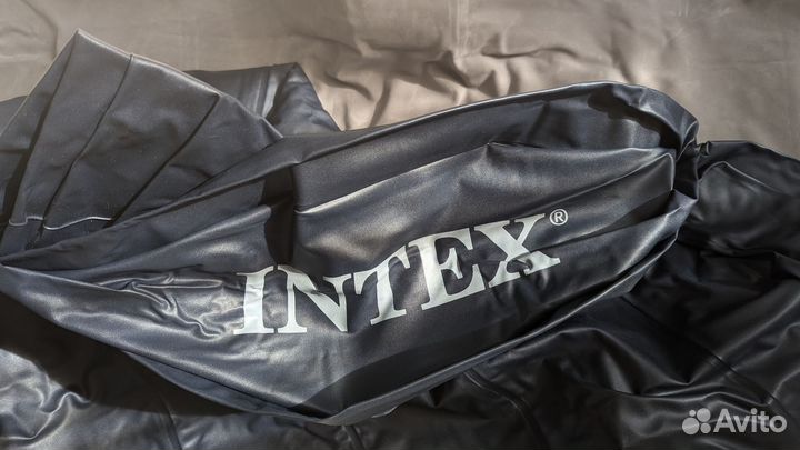 Надувной матрас Intex с авто насосом, 191x99x42 см