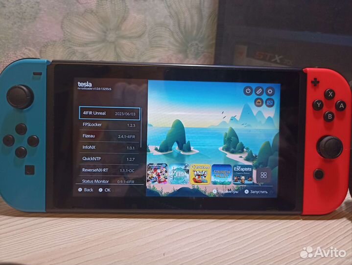 Nintendo switch прошитая + игры