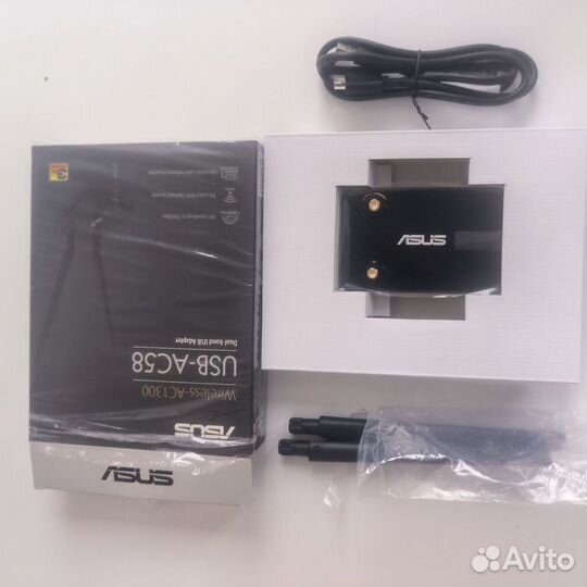 Сетевой адаптер Wi-Fi asus USB-AC58 USB 3.0