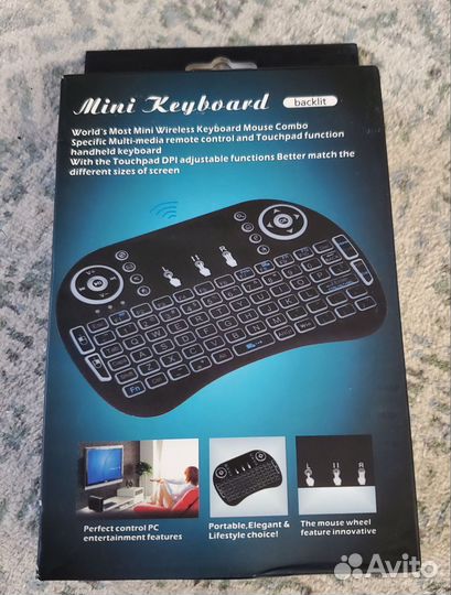 Беспроводная мини-клавиатура с аккумулятором