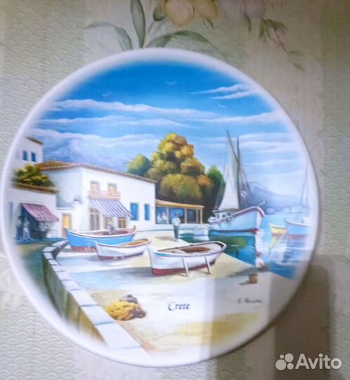 Тарелка настенная