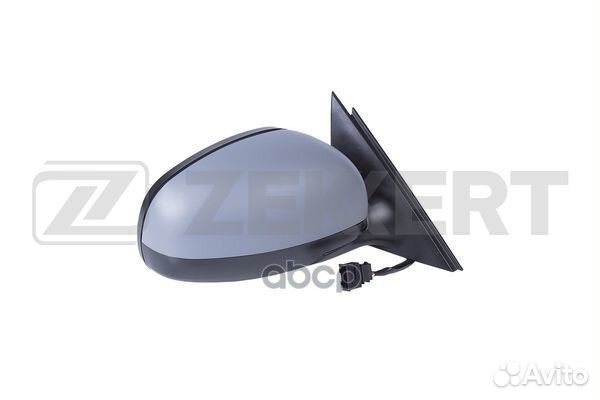 Зеркало в сборе правое / грунтованное / выпукло