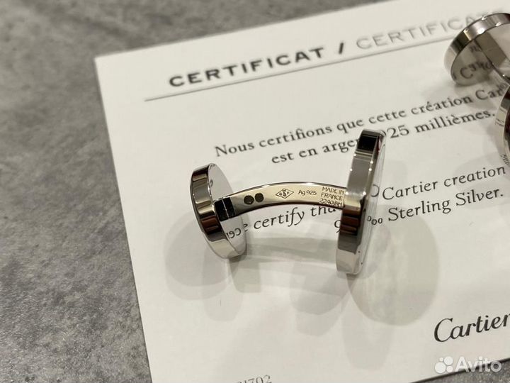 Cartier запонки