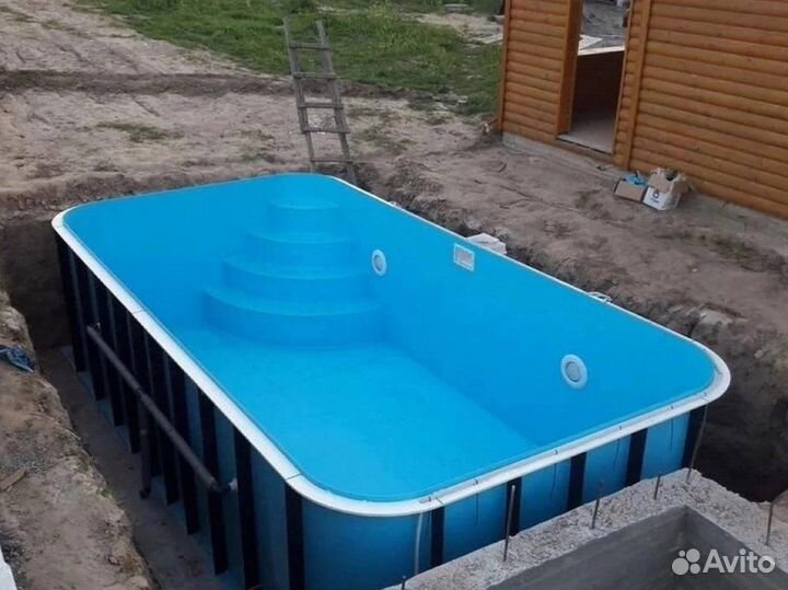 Пластиковый бассейн
