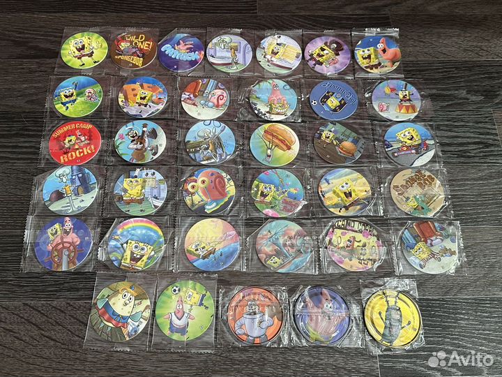 Новые игровые фишки, сотки, Спанч Боб