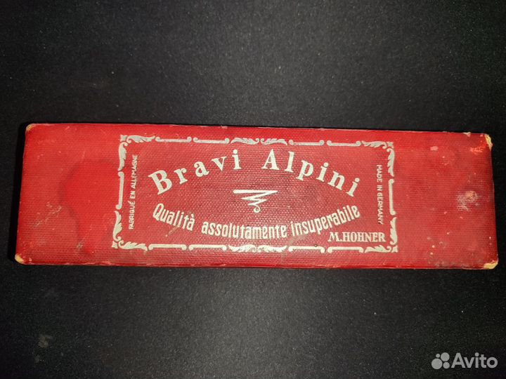 Губная гармошка hohner bravi alpini