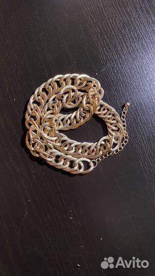 Цепь позолоченная