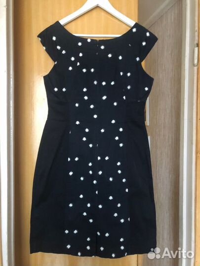 Платье летнее 48 размер черное