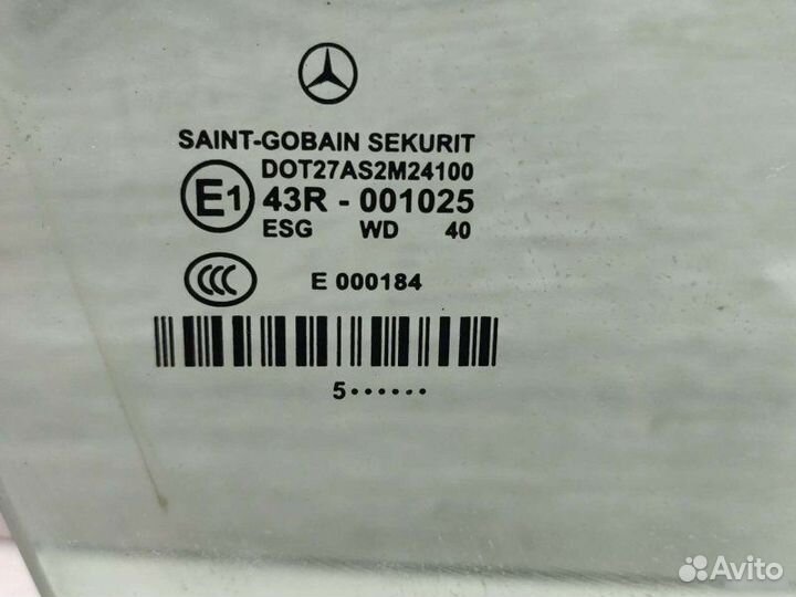 Стекло двери Mercedes E W211