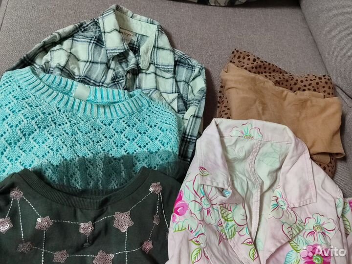 Вещи пакетом на девочку 110 116