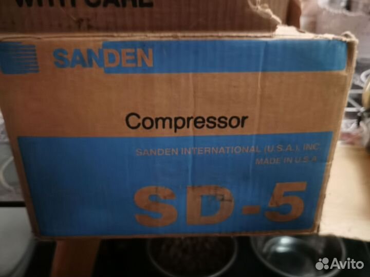 Компрессор кондиционера sanden SD508