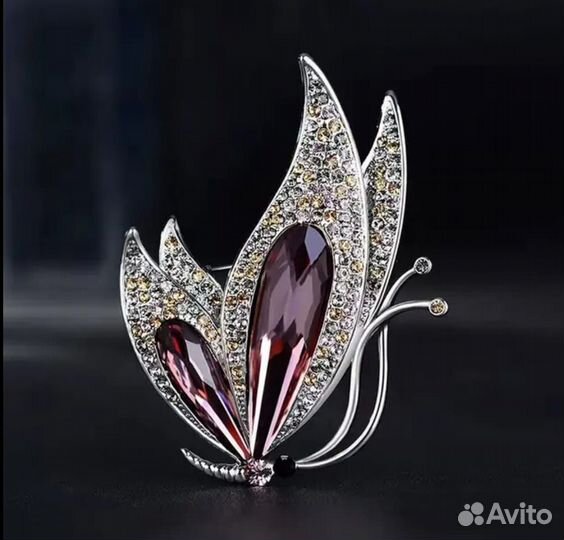 Винтажная брошь 