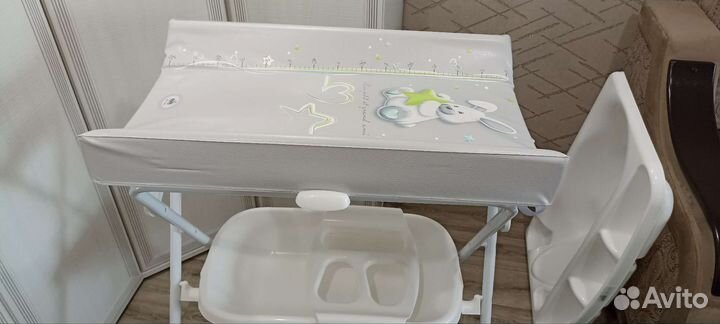 Пеленальный столик с ванночкой cam