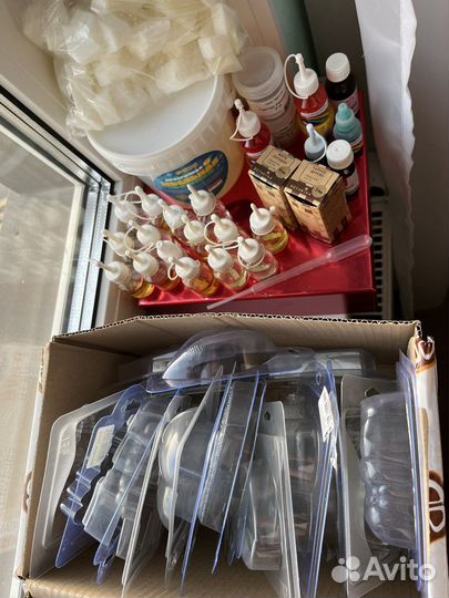 Большой набор для мыловара + 34 формы