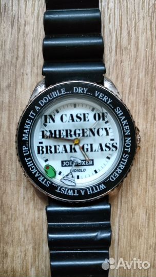 Часы Joe Boxer Martini Break Glass In Emergency
