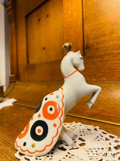 Статуэтка СССР Цирковая лошадка Вербилки редкая