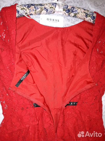 Платье кружевное guess XS