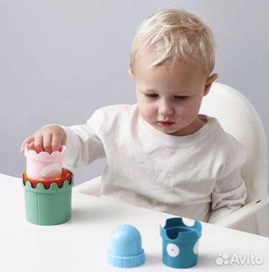 Пирамидка новая IKEA uppsta из стаканчиков