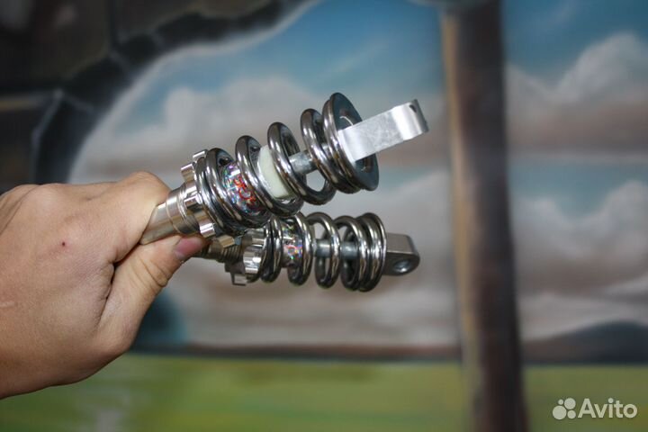 Задние амортизаторы на Kugoo m5