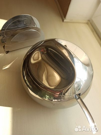 Сахарница нержавейка inox