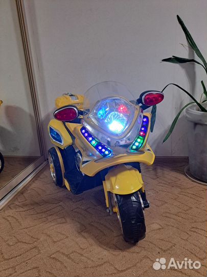 Детский мотоцикл на аккумуляторе бу