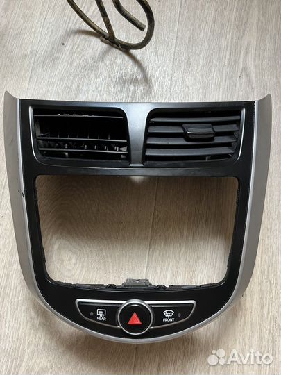 Рамка центральной консоли хендай солярис