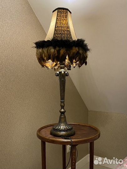 Лампа настольная бронза