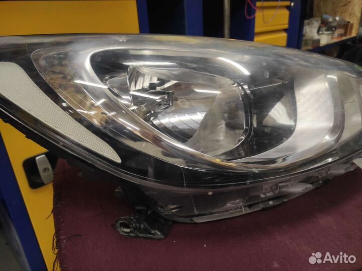 Правая фара на solaris 1