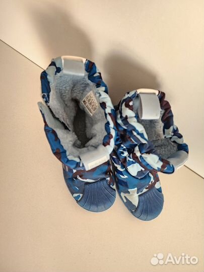 Сапоги зимние детские 29 размер Adidas Superstar