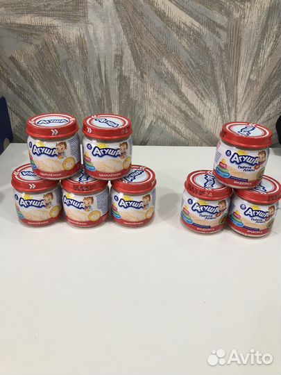 Пюре агуша мясо