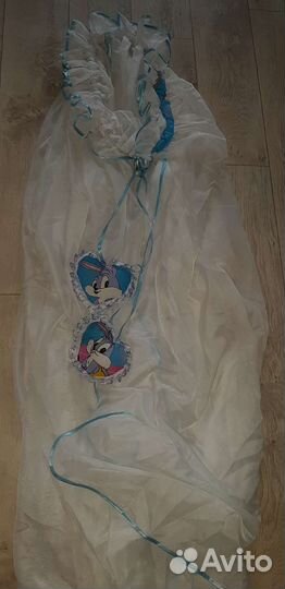 Балдахин и бортики в детскую кроватку