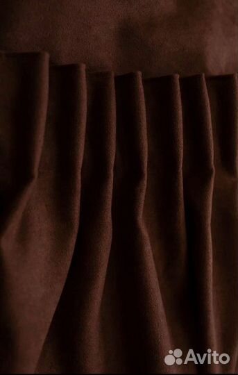 Портьера 280х250см, Коричневый