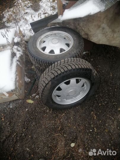 Колеса кованые на зиме