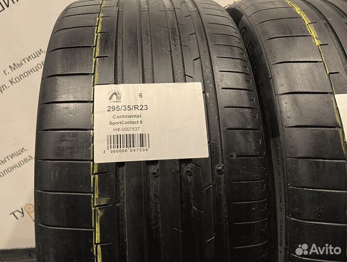 Continental SportContact 6 295/35 R23 94Y