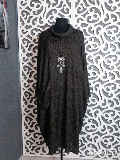 Платья бохо тёплые 60р