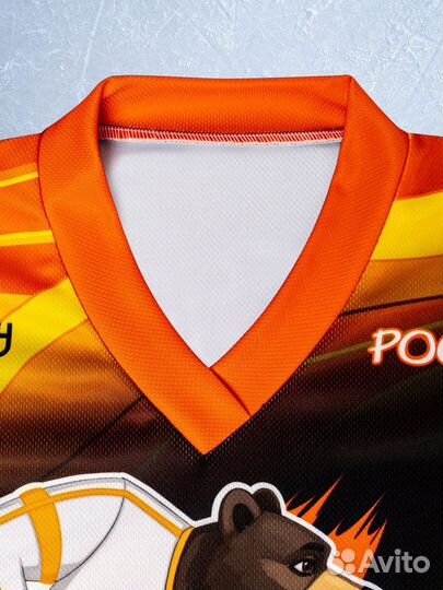 Хоккейная майка Медведь 28р.-42р