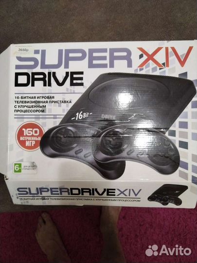 16-битная игровая приставка super drive XIV