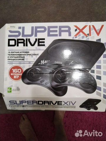 16-битная игровая приставка super drive XIV