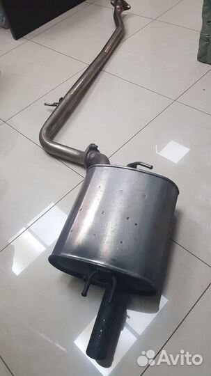 Глушитель на Toyota Camry V70