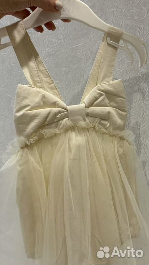 Платье боди для девочки 90