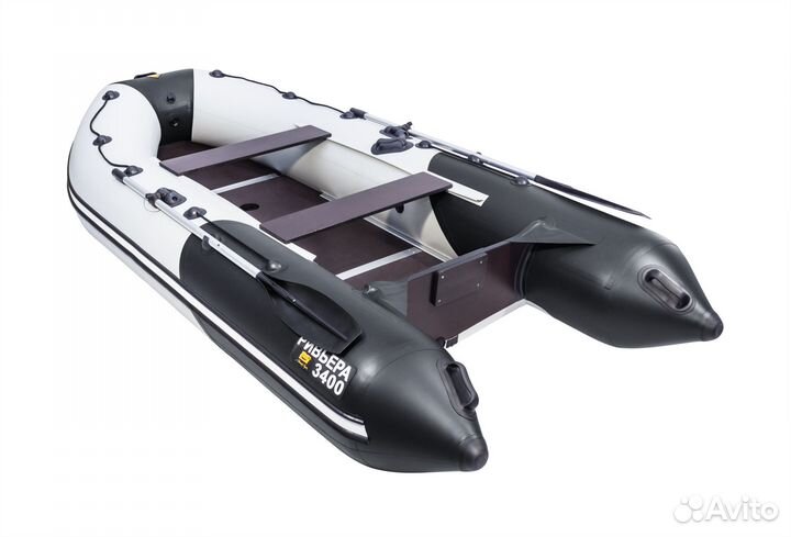 Лодка пвх Ривьера Компакт 3400 ск 